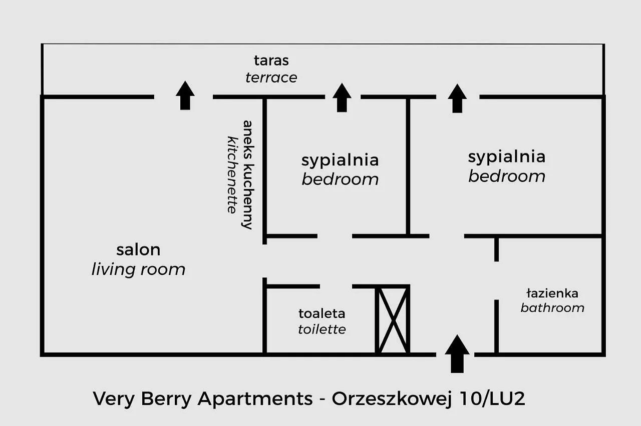 Very Berry - Orzeszkowej 10 - Mtp Apartment, Parking, Balcony, Check In 24H Poznan Apartment